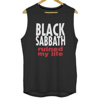 Vintage 1990S Black Sabbath Ruined My Life Unisex Tank Top | Favorety