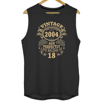 Vintage 2004 The Man Myth Legend 18 Years Old Birthday Gifts Unisex Tank Top | Favorety DE