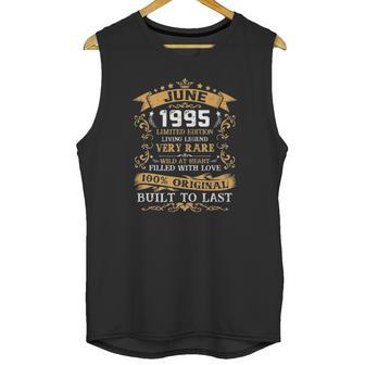 Vintage 26Th Birthday June 1995 26 Years Old Unisex Tank Top | Favorety