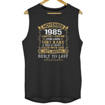 Vintage 36Th Birthday November 1985 Gift 36 Years Old Unisex Tank Top | Favorety UK