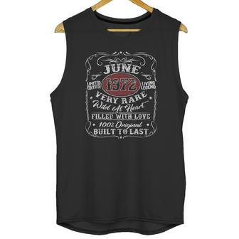 Vintage 49 Years Old Retro 49Th Bday Decorations June 1972 Ver2 Unisex Tank Top | Favorety DE