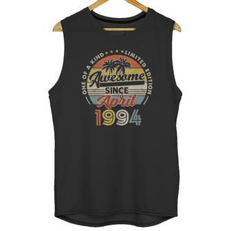 Vintage April 1994 Retro 27 Years Old 1994 Birthday Unisex Tank Top | Favorety DE