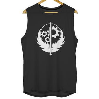 Vintage Brotherhood Of Steel Logo Unisex Tank Top | Favorety UK