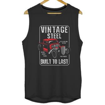 Vintage Built To Last Rat Rod Unisex Tank Top | Favorety