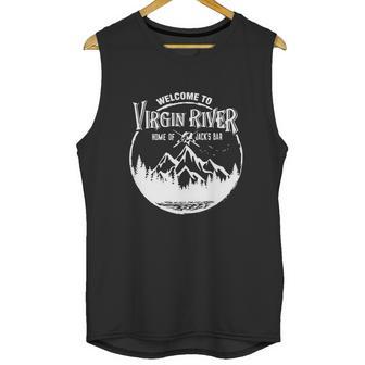 Vintage Jacks Bar Virgin River Unisex Tank Top | Favorety