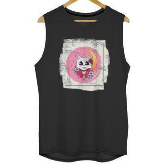 Vintage Kawaii Cat Cute Japanese Anime Manga Gift Unisex Tank Top | Favorety UK