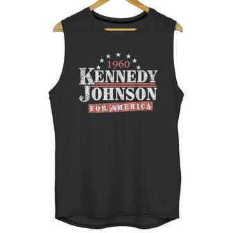 Vintage Kennedy Johnson 1960 Presidential Campaign Unisex Tank Top | Favorety CA