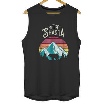 Vintage Mount Shasta Mountains Bear Unisex Tank Top | Favorety CA