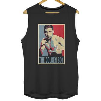 Vintage Oscar De La Hoya The Golden Boy Unisex Tank Top | Favorety CA