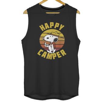 Vintage Peanuts Snoopy Happy Camper Unisex Tank Top | Favorety DE