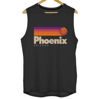 Vintage Retro Phoenix Arizona Basketball Logo Unisex Tank Top | Favorety AU