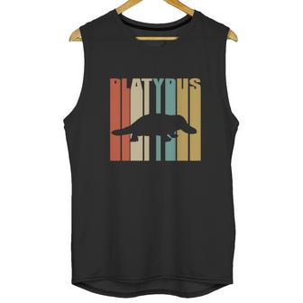 Vintage Retro Platypus Silhouette Unisex Tank Top | Favorety AU