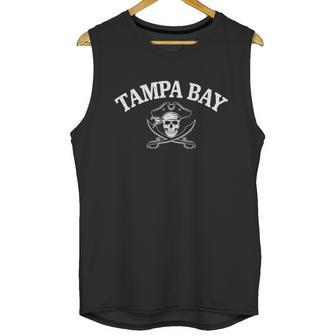 Vintage Tampa Bay Football Pirates Fan Graphic Design Printed Casual Daily Basic Unisex Tank Top | Favorety