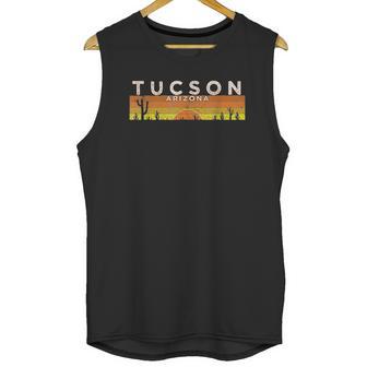 Vintage Tucson Arizona Desert Retro Unisex Tank Top | Favorety