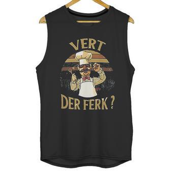 Vintage Vert Der Ferk Kitchen Fan Printed Unisex Tank Top | Favorety DE