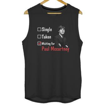 Vintage Waiting For Paul Mccartney Unisex Tank Top | Favorety UK