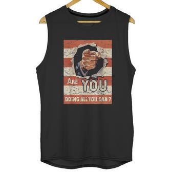 Vintage Wwi Wwii War Poster Patriotic Retro Uncle Sam Unisex Tank Top | Favorety UK