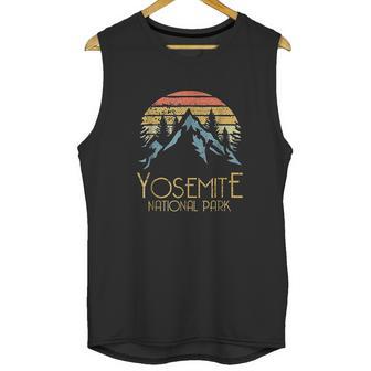 Vintage Yosemite National Park California Unisex Tank Top | Favorety AU