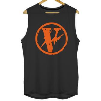 Vlone Friends Black Orange Tshirt Vlone Shirt Unisex Tank Top | Favorety