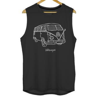 Volkswagen Camper Doodle Mens Unisex Tank Top | Favorety DE