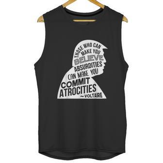 Voltaire Quote Unisex Tank Top | Favorety AU