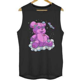 Voodoo Doll Pastel Goth Teddy Bear Witchcraft Halloween Unisex Tank Top | Favorety