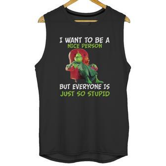 I Want To Be A Nice Person Unisex Tank Top | Favorety DE