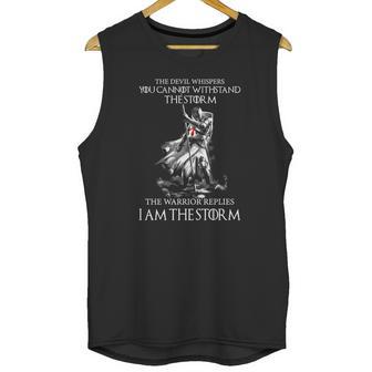 Warrior Shirt - Knight Templar - I Am The Storm - Crusader - Warrior Unisex Tank Top | Favorety