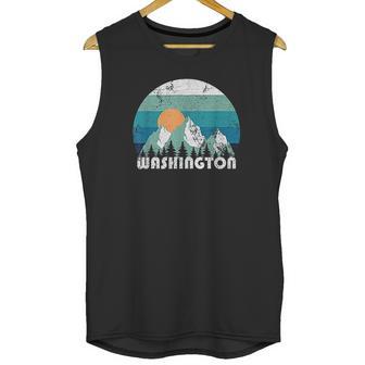 Washington State Retro Vintage Unisex Tank Top | Favorety AU