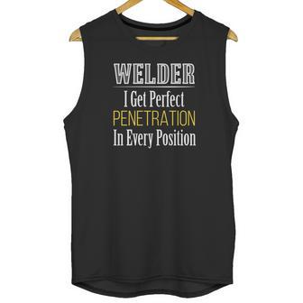 Welder Penetration Unisex Tank Top | Favorety CA