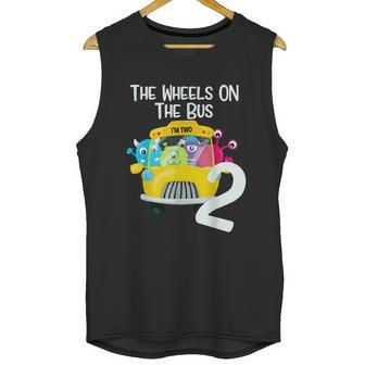 The Wheels On The Bus 2Nd Birthday Party 2 Year Old Toddler Unisex Tank Top | Favorety DE