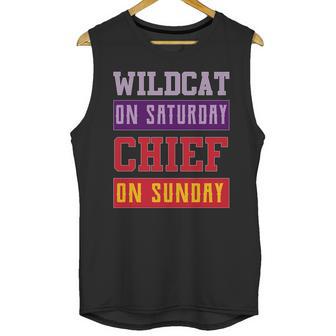 Wildcat On Saturday Chief On Sunday Unisex Tank Top | Favorety UK