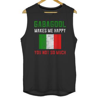 I Will Have The Gabagool Makes Me Happy Unisex Tank Top | Favorety UK