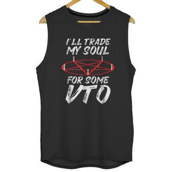 I Will Trade My Soul For Some Vto Halloween Unisex Tank Top | Favorety UK