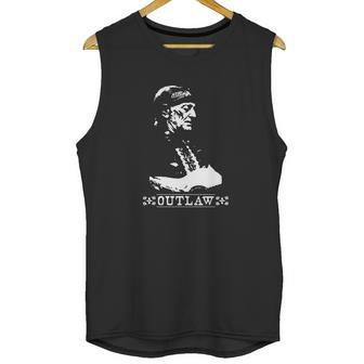 Willie Nelson T Shirt Vintage Country Music T Shirts Outlaw Willie Nel T-Shirt Unisex Tank Top | Favorety