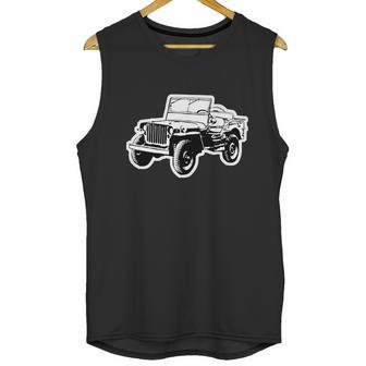 Willys Jeep 2 Color T-Shirts Unisex Tank Top | Favorety UK