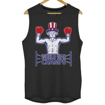 World War Champs Uncle Sam Unisex Tank Top | Favorety