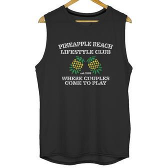 Wos Swingers Funny Upside Down Pineapple Party Gift Unisex Tank Top | Favorety