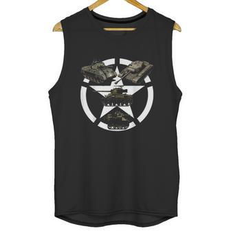 Ww2 Us M26 Pershing M18 Hellcat M5 Stuart M4 Sherman Unisex Tank Top | Favorety DE