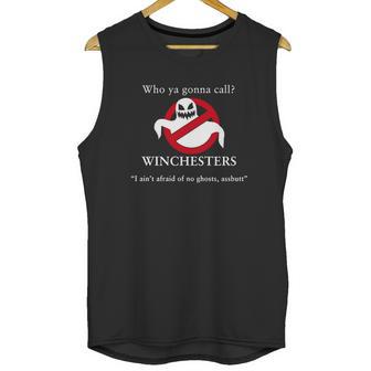 Who Ya Gonna Call Winchesters I Aint Afraid Of No Ghosts Assbutt Unisex Tank Top | Favorety UK