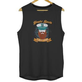 Yacht Rock Captain Party Boat Drinking Bearded Unisex Tank Top | Favorety UK