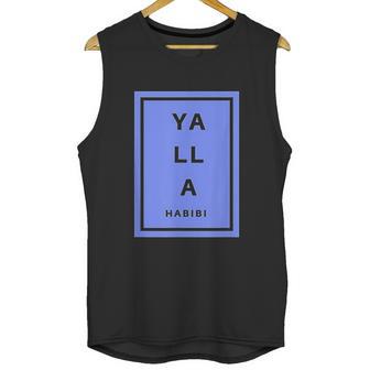 Yalla Habibi Arabic Lebanese Unisex Tank Top | Favorety UK