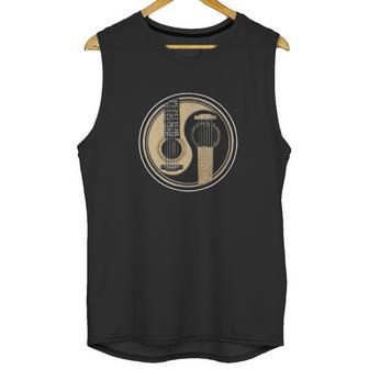 Yin Yang Guitar Rock Shirt Funny Guitar Unisex Tank Top | Favorety AU