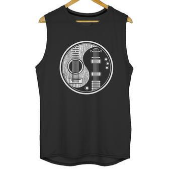 Ying Yang Acoustic Guitar Rock Star Gift Unisex Tank Top | Favorety AU