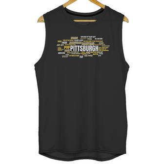 Yinzer Pittsburghese Pittsburgh Jagoff Pride Pennsylvania Unisex Tank Top | Favorety DE