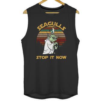 Yoda Seagulls Stop It Now Shirt Unisex Tank Top | Favorety UK