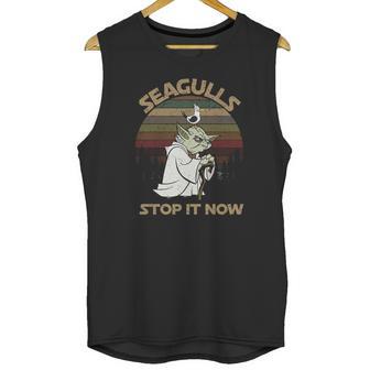 Yoda Seagulls Stop It Now Vintage Shirt Unisex Tank Top | Favorety