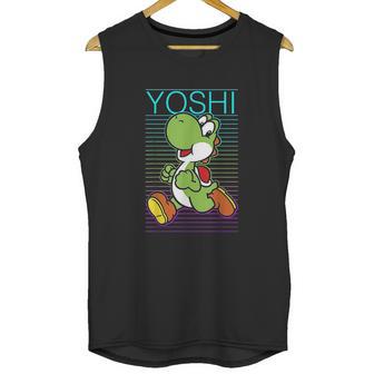 Yoshi Retro Gradient Fade Poster Unisex Tank Top | Favorety DE