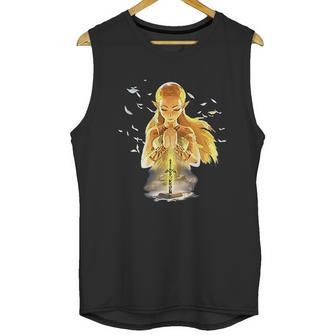 Zelda Breath Of The Wild Zelda Watercolor Unisex Tank Top | Favorety UK