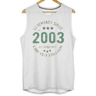 18 Years Old Bday Legend Since 2003 Vintage 18Th Birthday Unisex Tank Top | Favorety AU